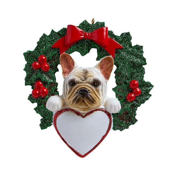 French Bulldog Wreath