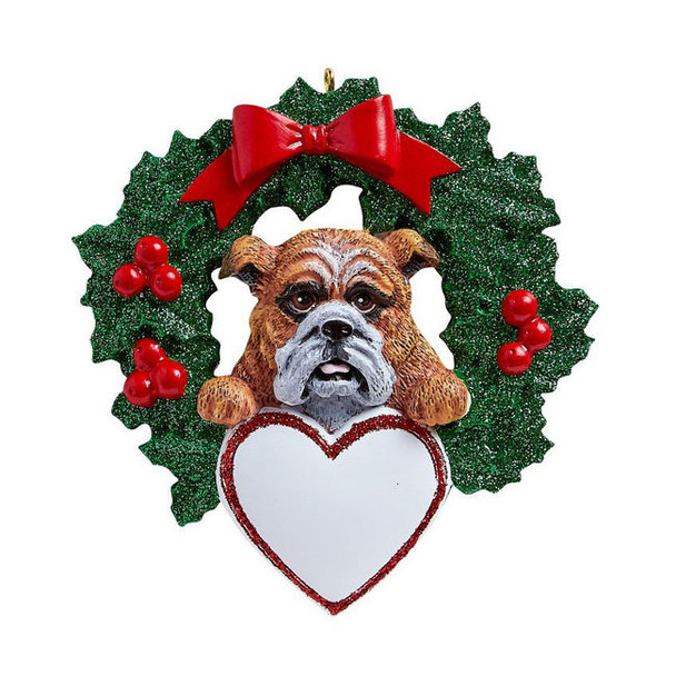 Bulldog Wreath