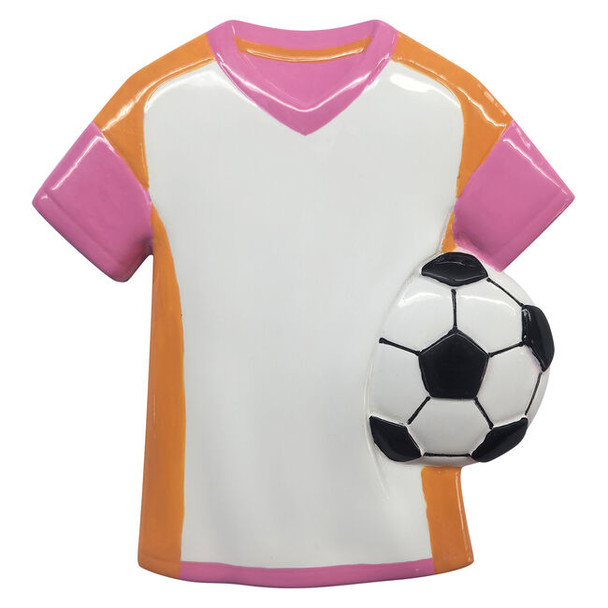 Soccer Jersey - Orange & Pink
