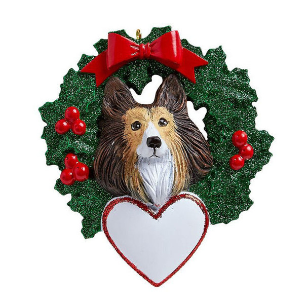 Collie Wreath