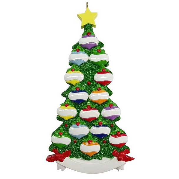 Green Glitter Tree - 15