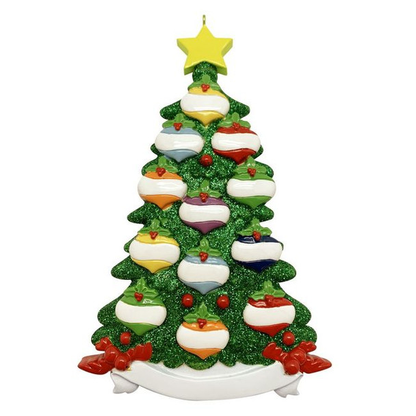 Green Glitter Tree - 12