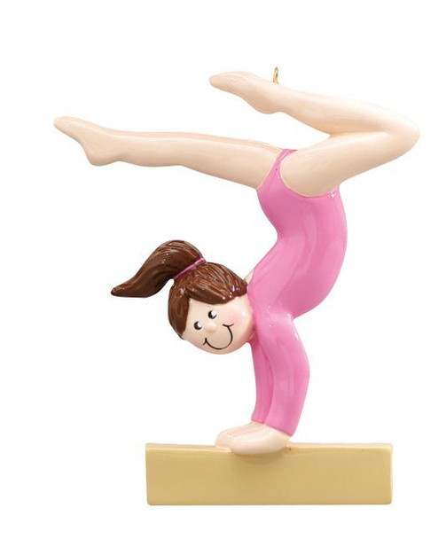 Gymnast On Beam - Brown