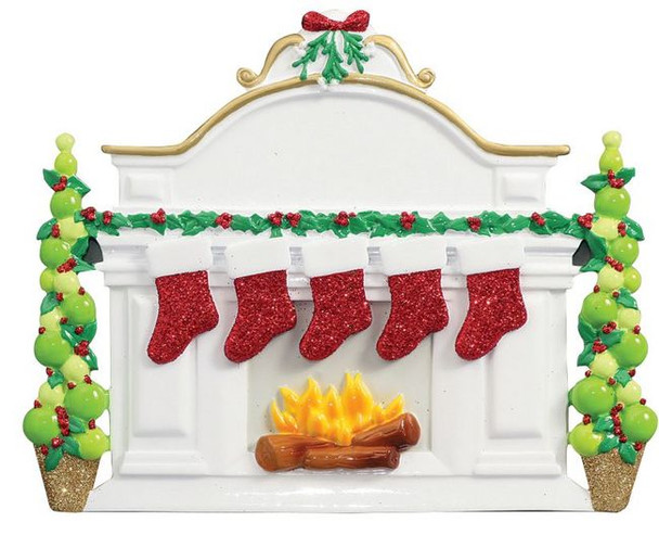 Mantle Fireplace Family - 5