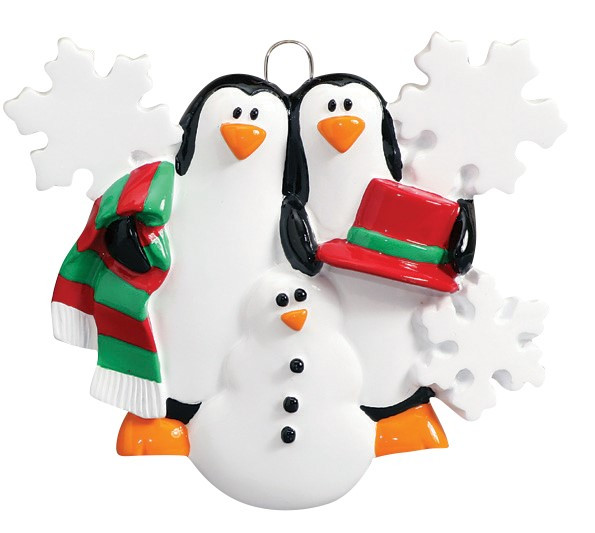 Penguins Making Snowman - 2