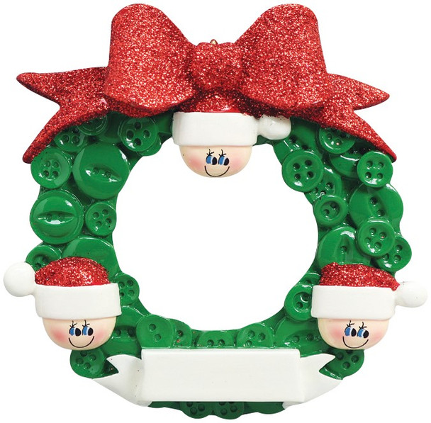 Button Wreath - 3