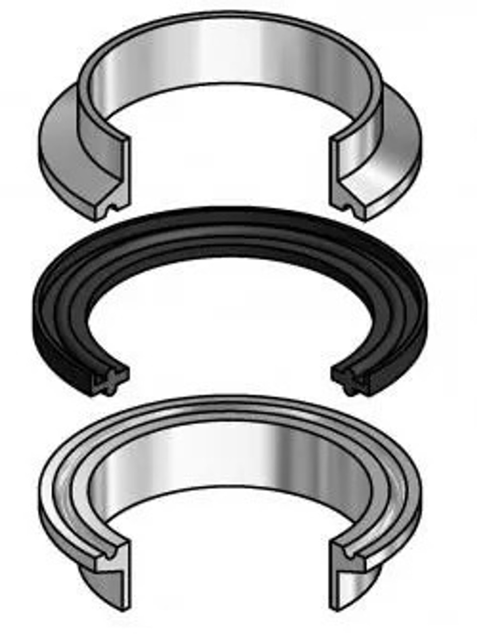 Tri-Clamp Type II Flanged Schedule 5 Gaskets