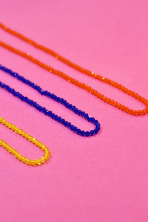 Crystal bead necklace Crystal bead necklace
