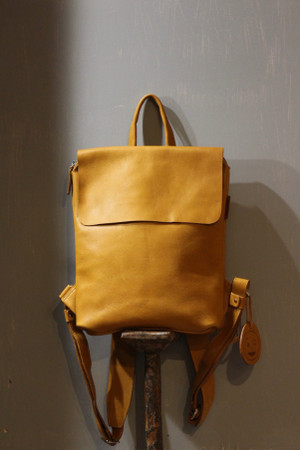 Flap Top Eco Leather Backpacks - S Flap Top Eco Leather Backpacks - S