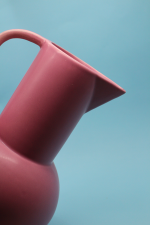 Stoneware Jug Vase - Pink SALE