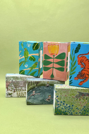 Illustrated Natural Soap Bar