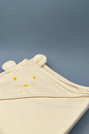Organic Cotton Hooded Swaddle - SALE