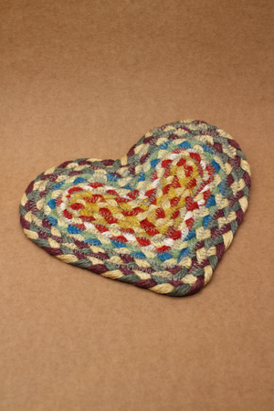 Braided Heart Placemat - Carnival