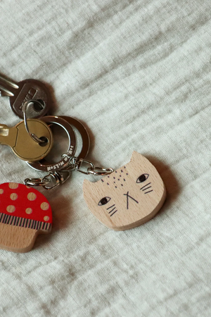 Cat Key Ring