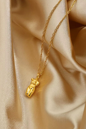 Gold Body Pendant Necklace