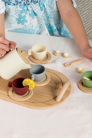 Wooden Tea Set