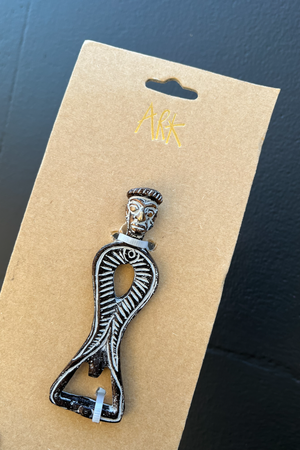 Brass Tribal Man Bottle Opener