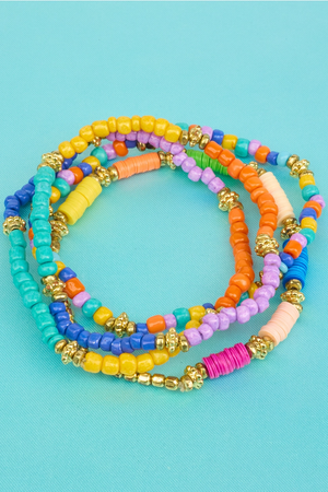 Multicolour Beaded Bracelet