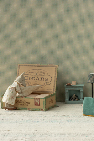 Grandma and Grandpa Mice in Cigar Box
