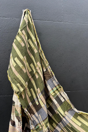 Organic French Cotton Scarf - Kaki