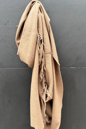 Cashmere Blend Scarf - Taupe