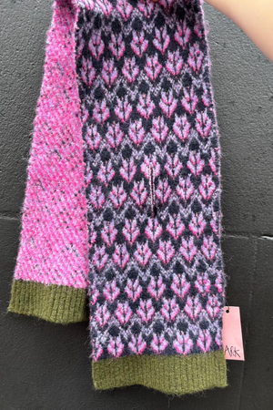 Lilac/Khaki Mix Scarf