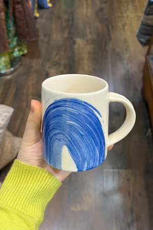 Blue Stroke Ceramic Mug
