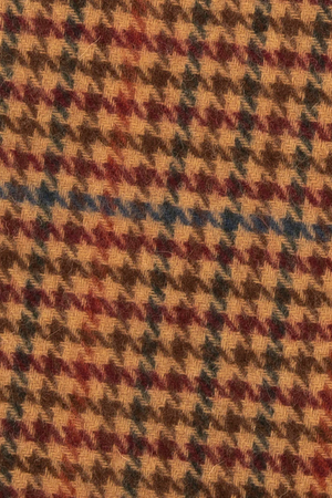 Wool Houndstooth Scarf - Antique Hound