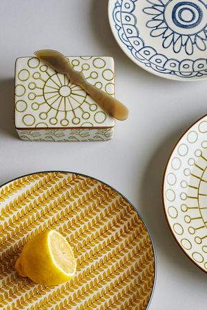 Stoneware Butter Dish