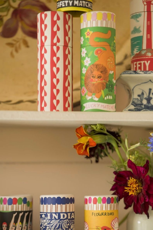 Cylinder Safety Matches - The Lion