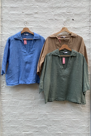 The "Mary-Anne" Linen Top