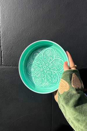 Round Enamel Tray - Small