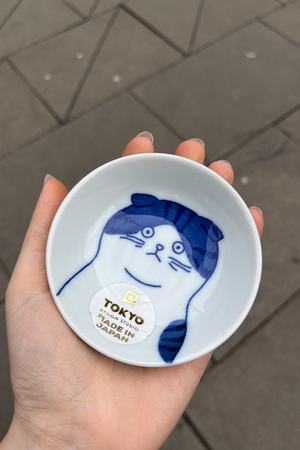 Tabby Cat Sauce Dish