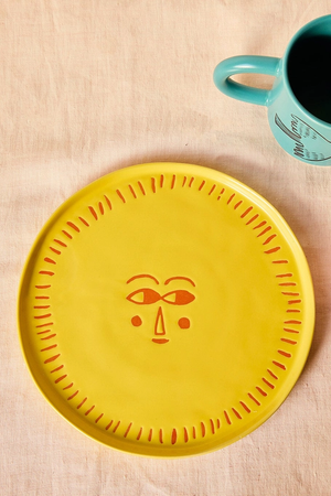 Ceramic Sunshine Side Plate