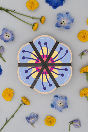 Flower Shaped Press - Blue