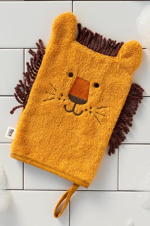 Baby Bath Mitt - Lion
