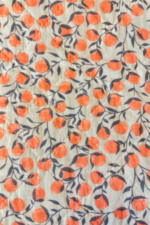 Cotton Quilt 140cm x 180cm - Oranges