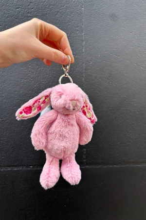 Blushkin Blossom Bunny Bag Charm