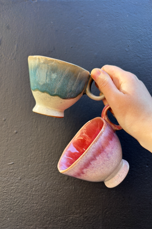 Small Drip Glaze Cup