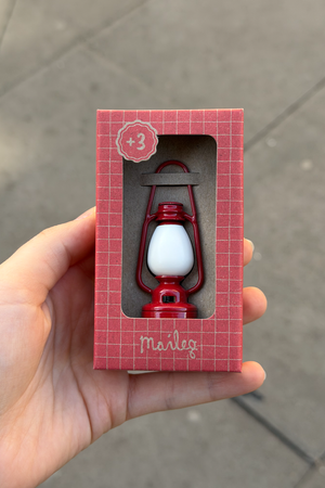 Vintage Miniature Lantern - Red