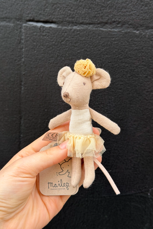 Ballerina Mouse in Off White - Little Sister