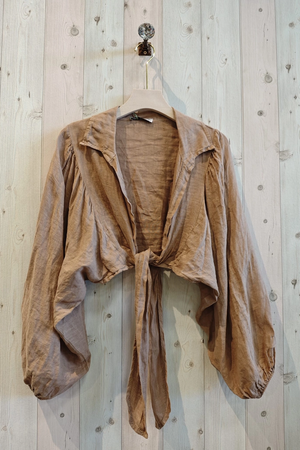 The "Krystal" Linen Top