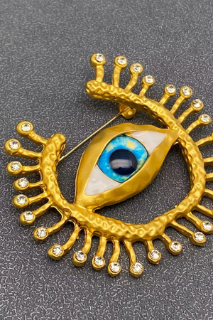 Evil Eye Brooch
