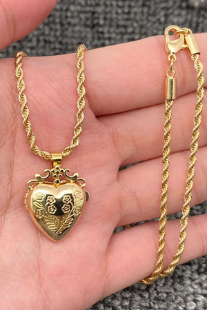Gold Plated Heart Locket