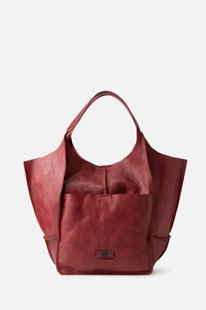 "Ophelia" Leather Shoulder Bag