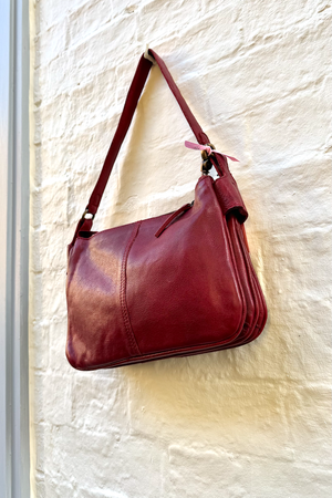 "Betti" Leather Messenger Bag