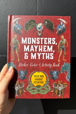 Monsters, Mayhem & Myths Sticker Book