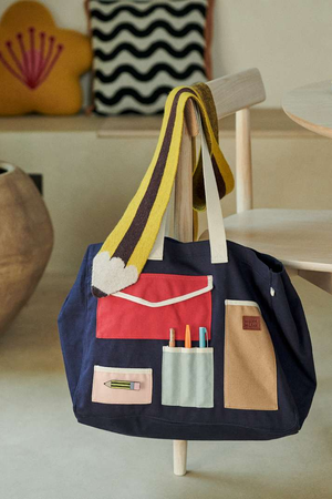 Large Pockets Cotton Shopper