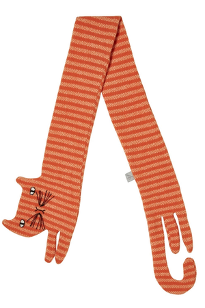 Wool Ginger Cat Scarf
