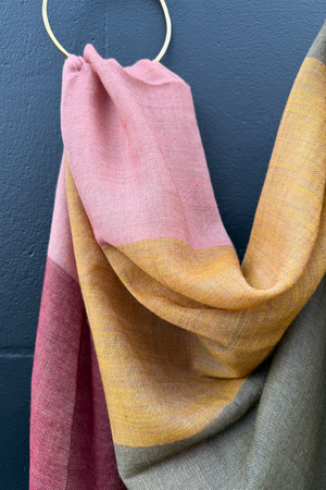 Fine 100% Wool Scarf - Block 2